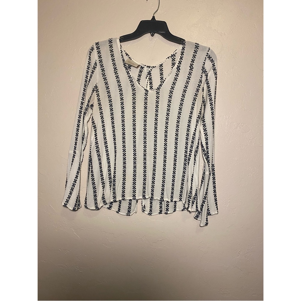 Black & White Embroidered Blouse